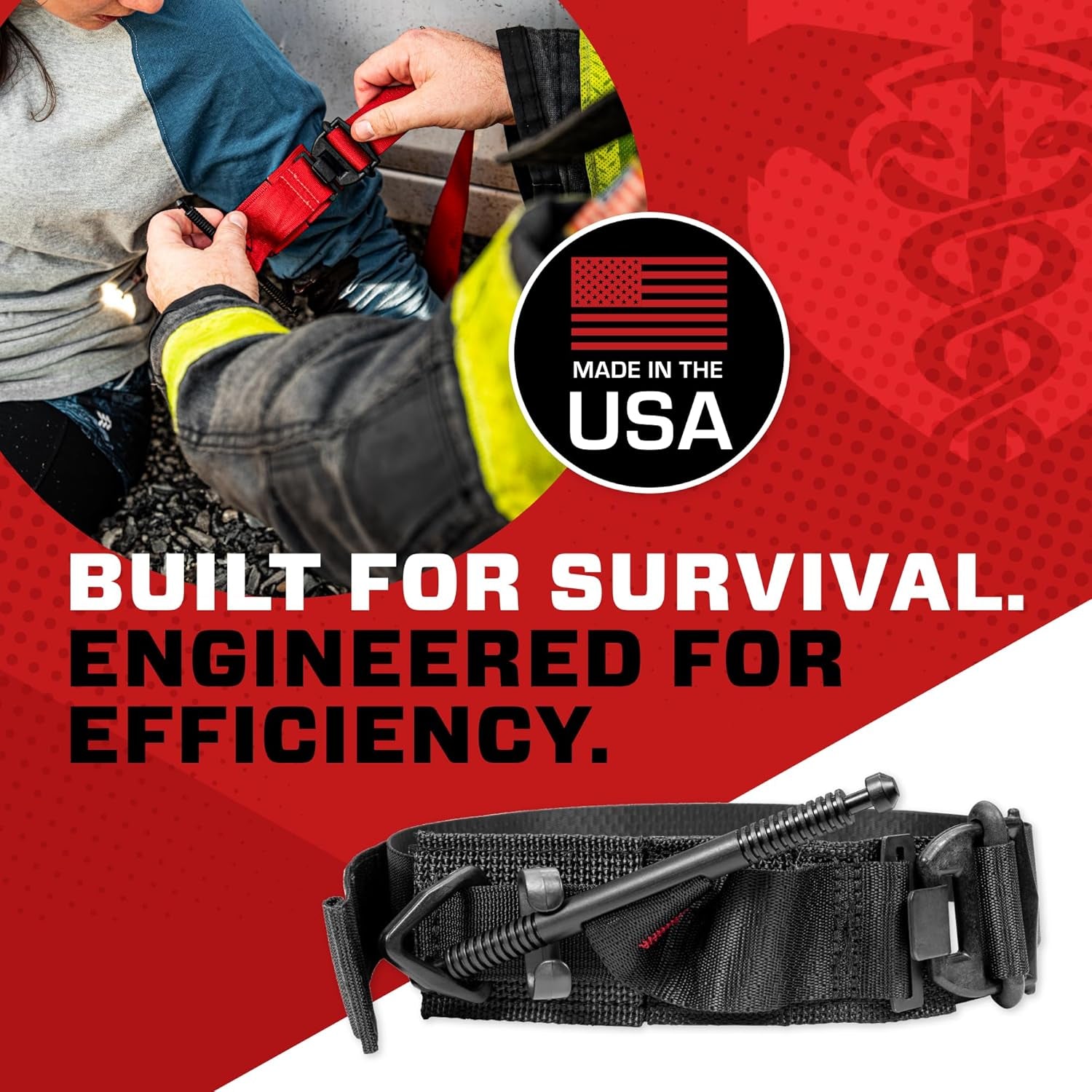 SOF Tourniquet (Generation 5) - Military-Grade Tourniquet for Severe Bleeding Control, Essential First Aid for Tactical, Emergency, and Civilian Use (Black),