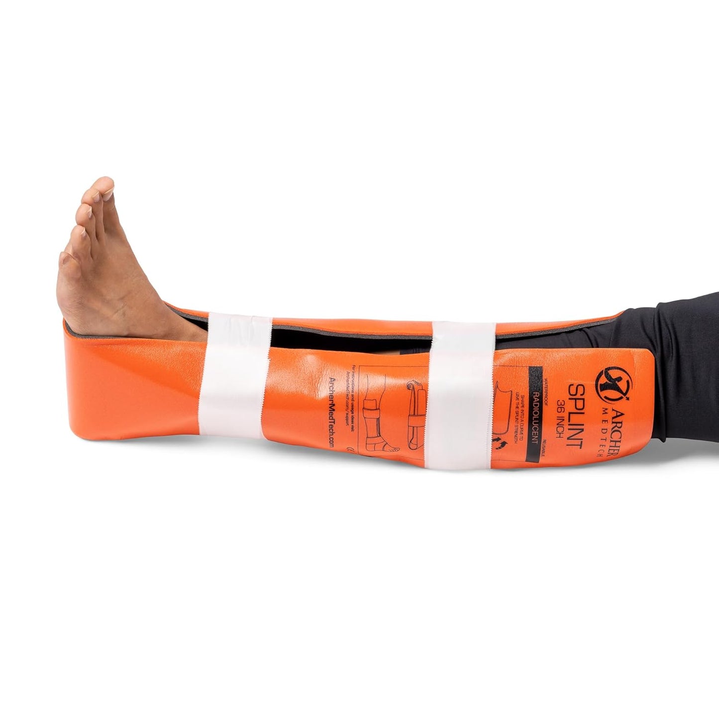 Universal First Aid Splint – 36" Moldable Aluminum Emergency Splint for Injury Immobilization – Lightweight, Waterproof, Reusable, Compact & Portable for People or Pets